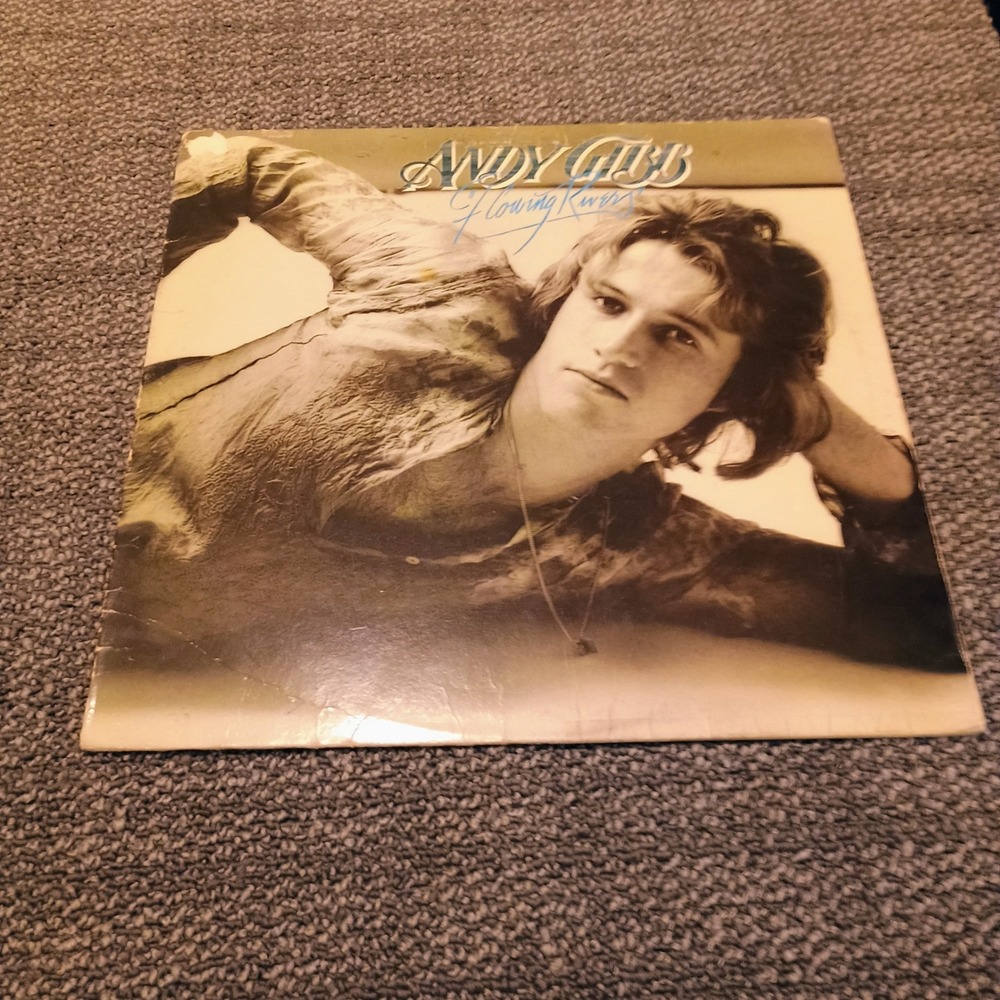 Andy Gibb Flowing Rivers Vinyl LP 1977 RSO Records RS-1-3019 70s Pop Soft Rock